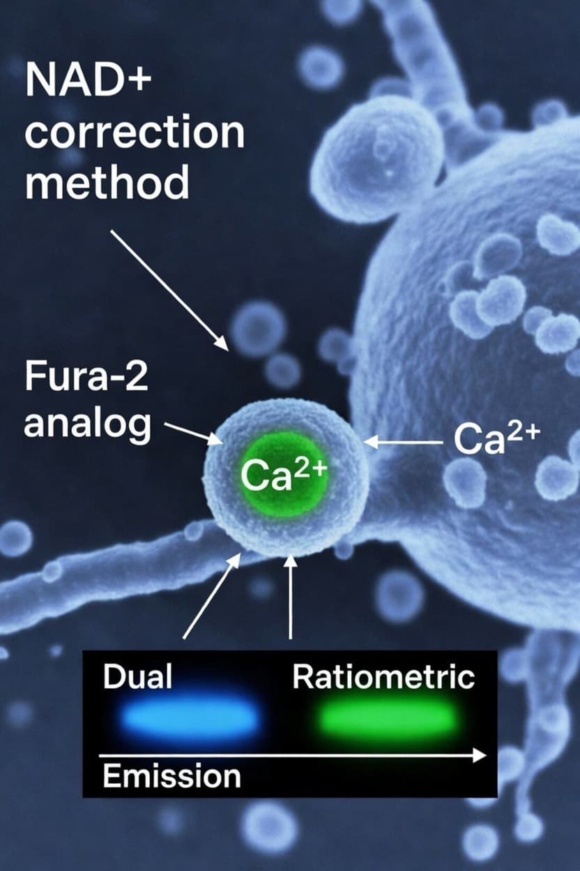 Novel NAD+ Correction Method for Ca²⁺ Measurement
